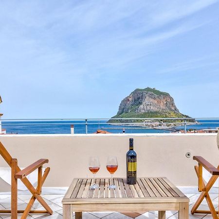 Monemvasia Modern Flat With Panoramic Sea View Exterior foto