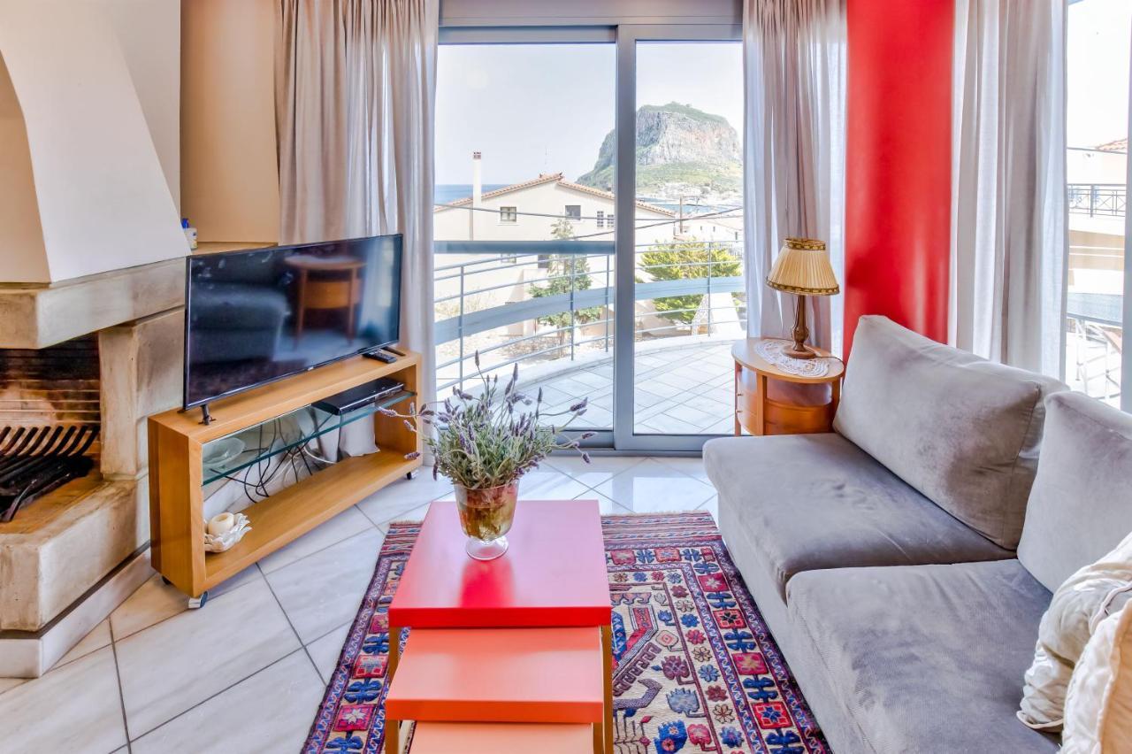 Monemvasia Modern Flat With Panoramic Sea View Exterior foto