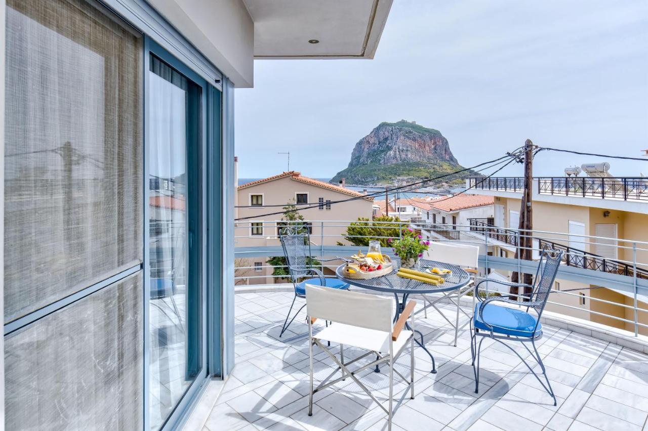 Monemvasia Modern Flat With Panoramic Sea View Exterior foto